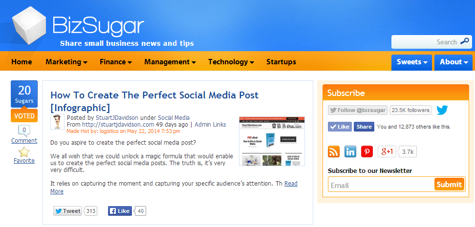 10 Online Communities For Expanding Your Blog Network - BizSugar