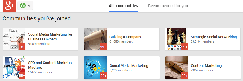 10 Online Communities For Expanding Your Blog Network - Google Plus Communities