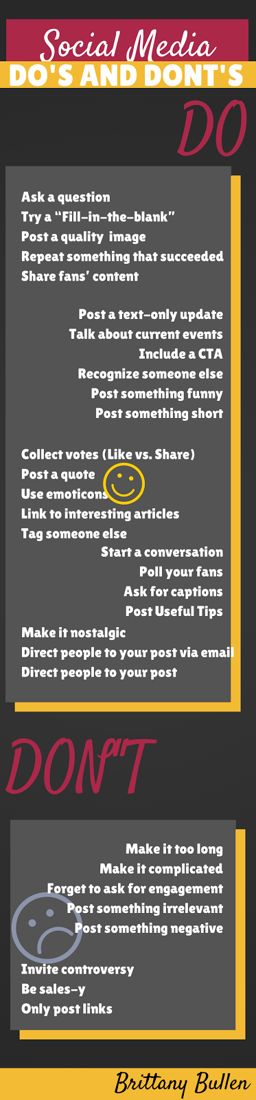 Social Media Engagement Tips - Dos and Donts